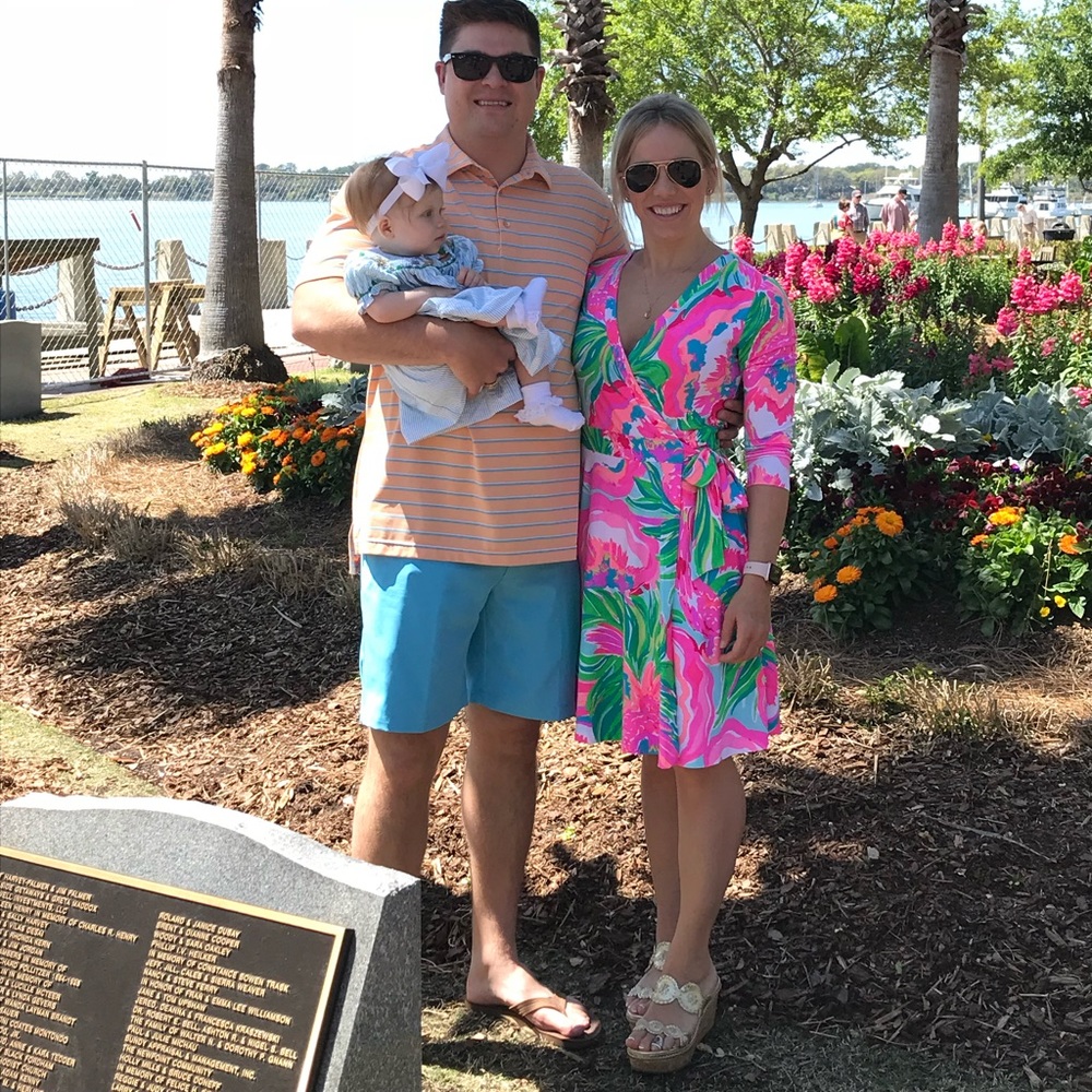 Lilly Pulitzer wrap dress